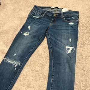 Ripped Abercrombie and Fitch Jeans Size W26 L29